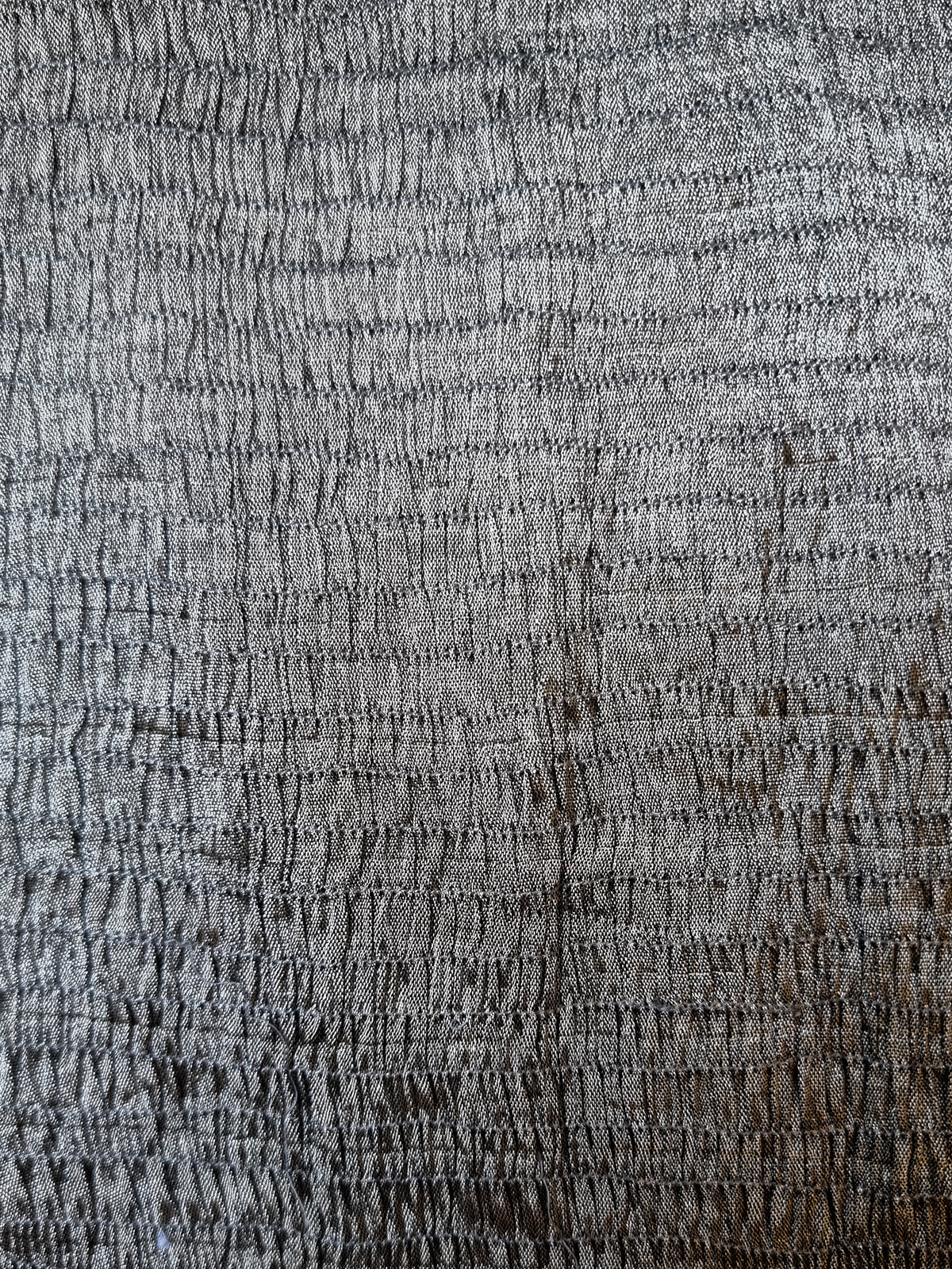 Metallic yarn and Linen blend